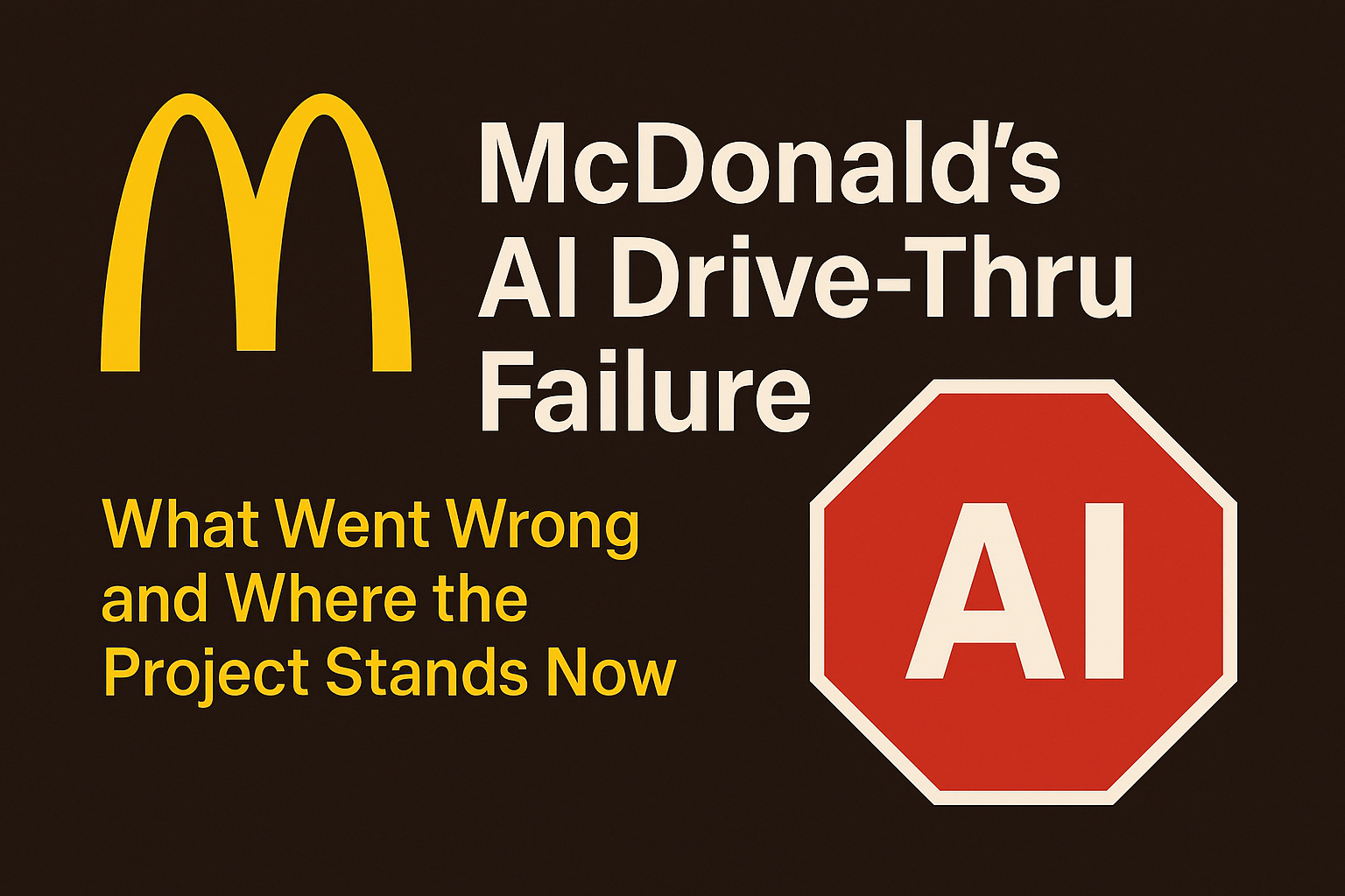 McDonald’s AI Drive‑Thru Failure